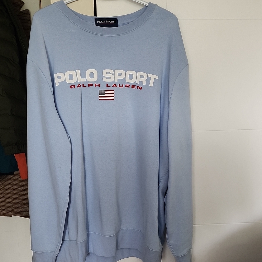 Polo Sport Ralph Lauren Size XXL Blue Crewneck Sweater